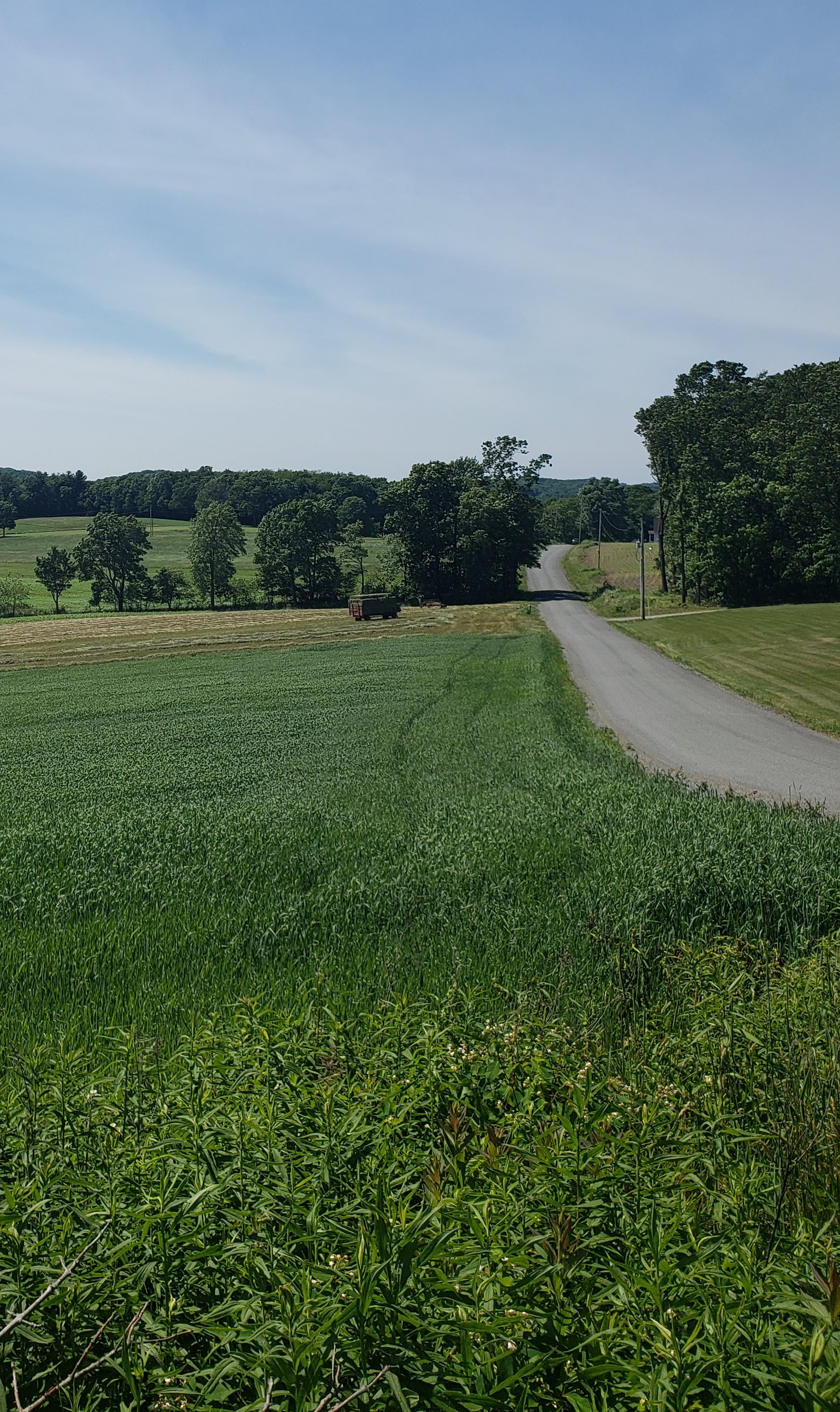 Stunning view of a Western Pennsylvanian farm.